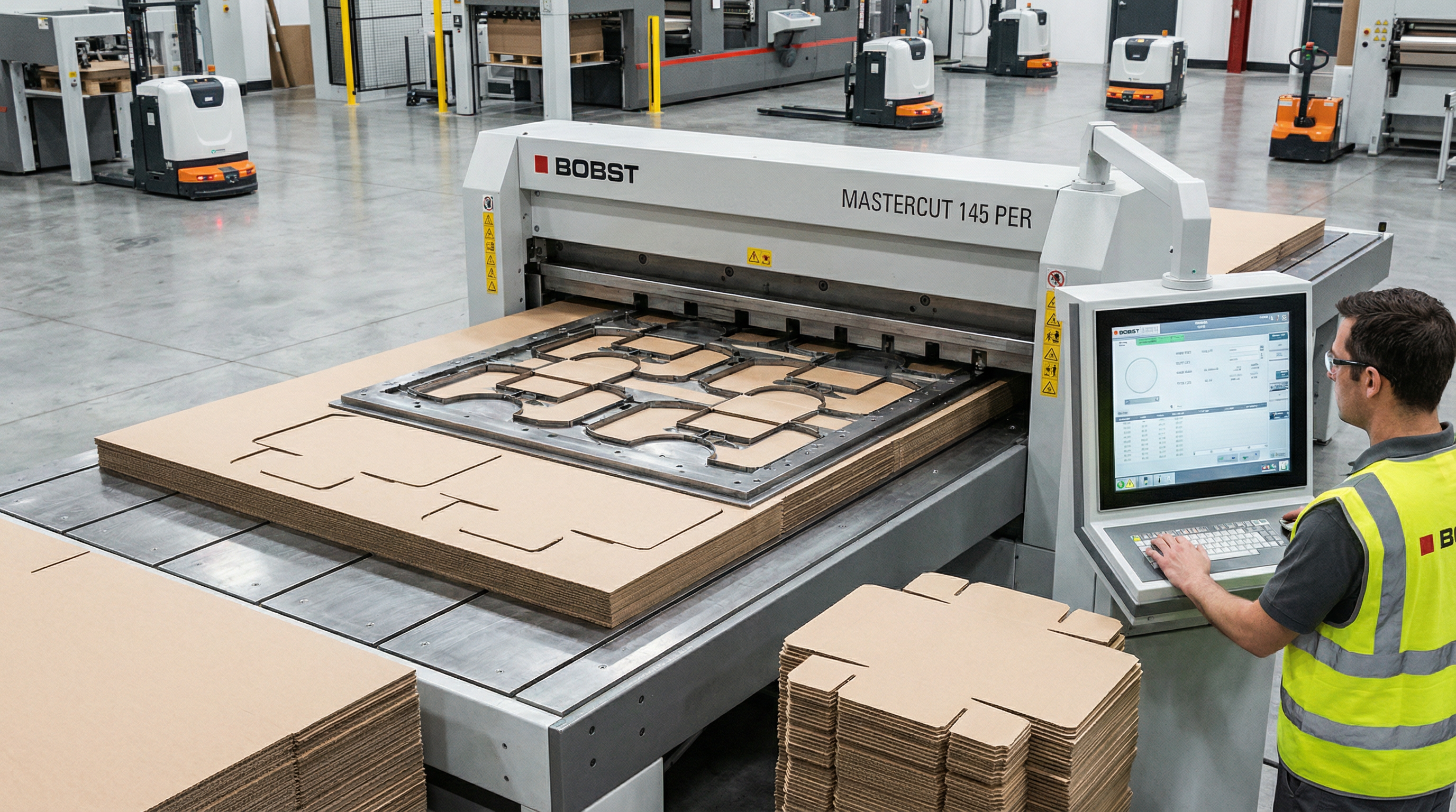 模切設備精度展示