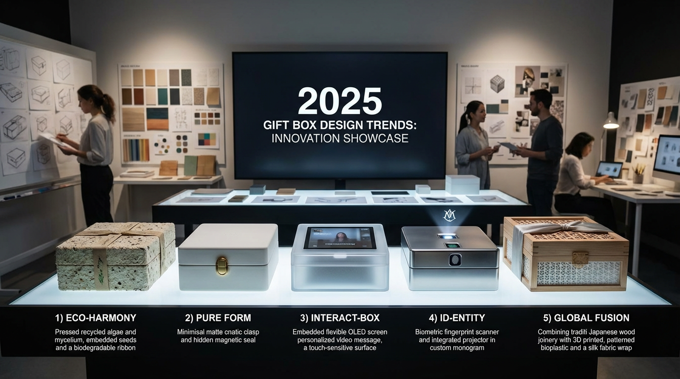 禮盒包裝設計趨勢預測:2025 年企業禮盒的五大設計方向