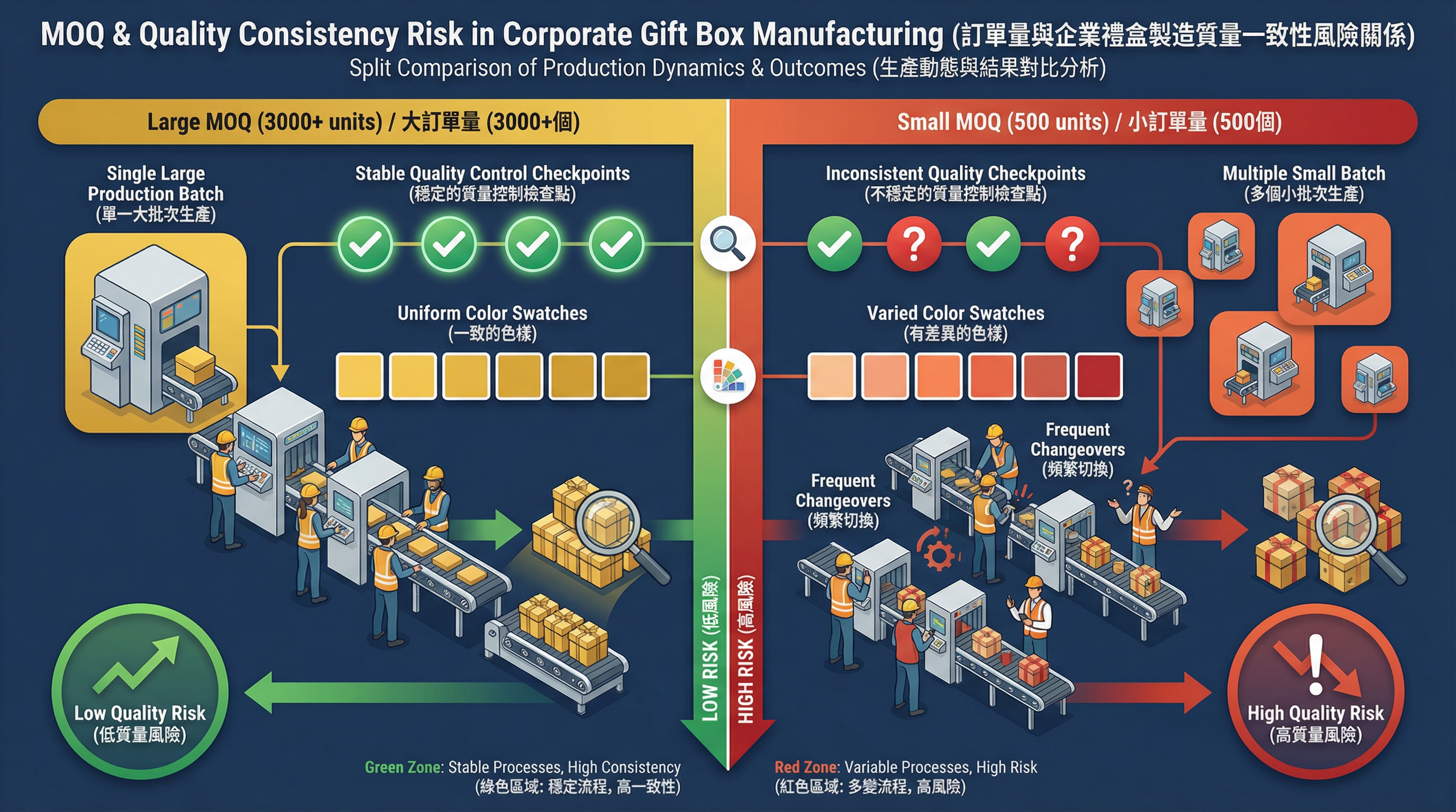 為什麼企業禮盒採購在評估 MOQ 時,總是低估「品質一致性風險」?